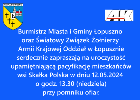 Zdjęcie do aktualności Uroczystość Patriotyczna w Skałce Polskiej - 12.05.2024 r.