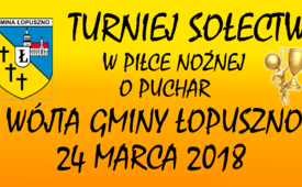 Turniej Sołectw w piłce nożnej o Puchar Wójta Gminy Łopuszno