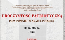 Uroczystość patriotyczna w Skałce Polskiej