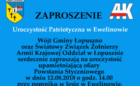 Uroczystość Patriotyczna w Ewelinowie - 12.08.2018