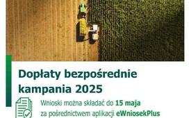 Wnioski o dopłaty bezpośrednie tylko do 15 maja 2025