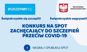 zdjecie na stronie o tytule: Konkurs na spot/materiał filmowy zachęcający do szczepienia i informujący o korzyściach szczepień przeciw COVID-19