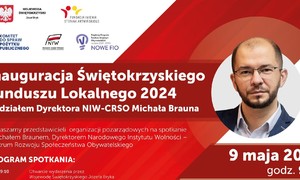 zdjecie na stronie o tytule: Spotkanie na temat możliwości pozyskiwania środków dla organizacji pozarządowych z udziałem Dyrektora NIW - CRSO Michała Brauna