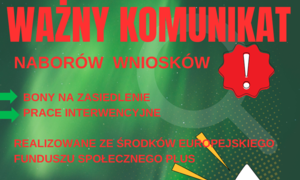 zdjecie na stronie o tytule: Nabór wniosków – bony na zasiedlenie, prace interwencyjne