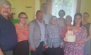 zdjecie na stronie o tytule: Dostojny jubileusz 103 – lecia urodzin Pani Aleksandry Sękowskiej