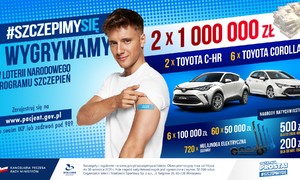 zdjecie na stronie o tytule: 1 lipca ruszyła loteria szczepionkowa. Do wygrania są cenne nagrody!