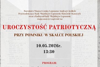 Uroczystość patriotyczna w Skałce Polskiej